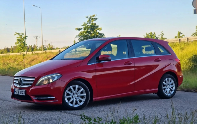 Mercedes-Benz Klasa B cena 35900 przebieg: 279821, rok produkcji 2013 z Orzesze małe 326